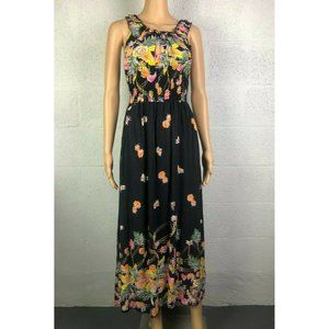JULIA Black Sleeveless Maxi Style LD-800 Dress RN 4471879 Size M